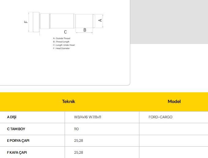 BİJON FORD ARKA -L-